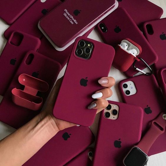 Plum Silicon Case